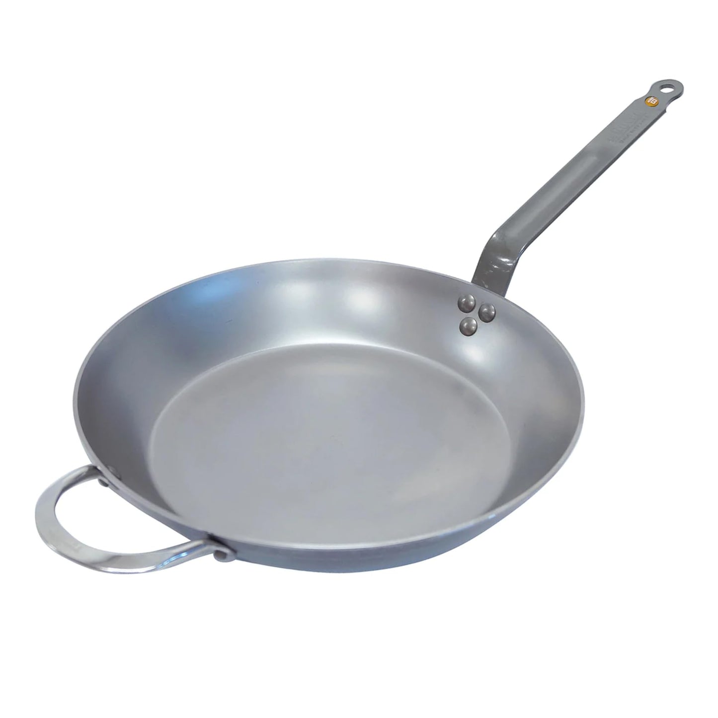 de Buyer MINERAL B Carbon Steel Fry Pan - 8” Diameter, 5.5” Cooking Surface - Ideal for Searing, Sauteing & Reheating - Naturally Non-Stick Finish - Made in France