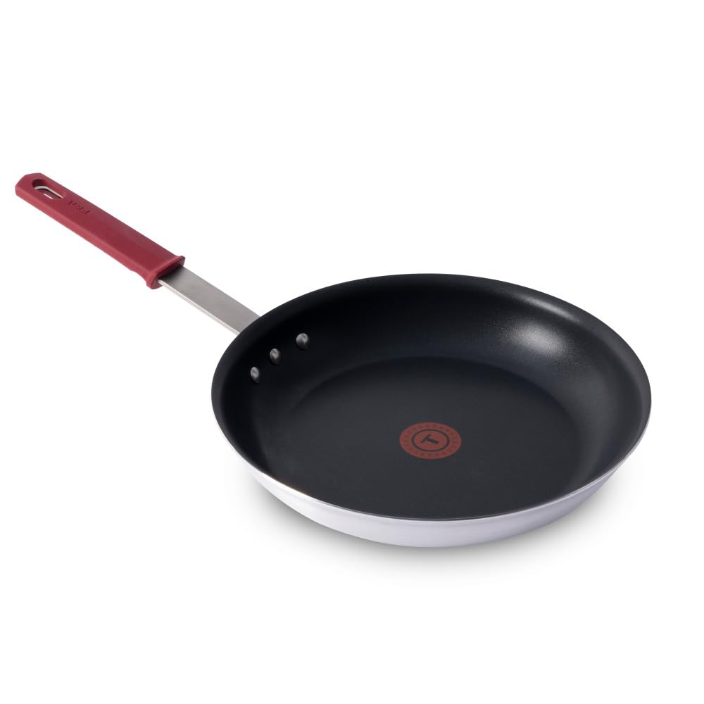 T-Fal Ultimate Hard Anodized Nonstick Fry Pan With Lid 12 Inch, Oven Broiler Safe 400F, Lid Safe 350F, Cookware, Pots and Pans, Kitchen Frying Pans, Skillets, Home, Dishwasher Safe, Onyx