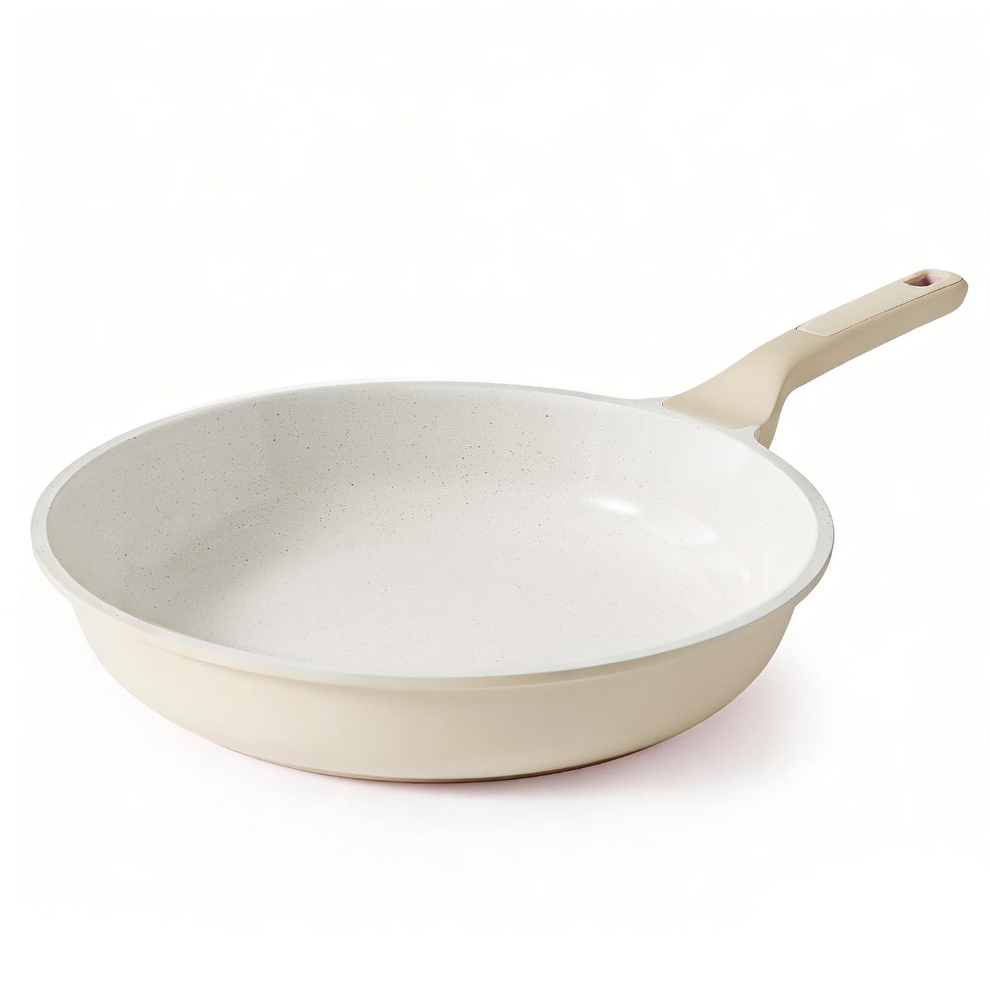 SENSARTE 12.5 Inch Nonstick Frying Pan Skillet, Swiss Granite Coating Omelette Pan, Healthy Stone Cookware, PFOA Free