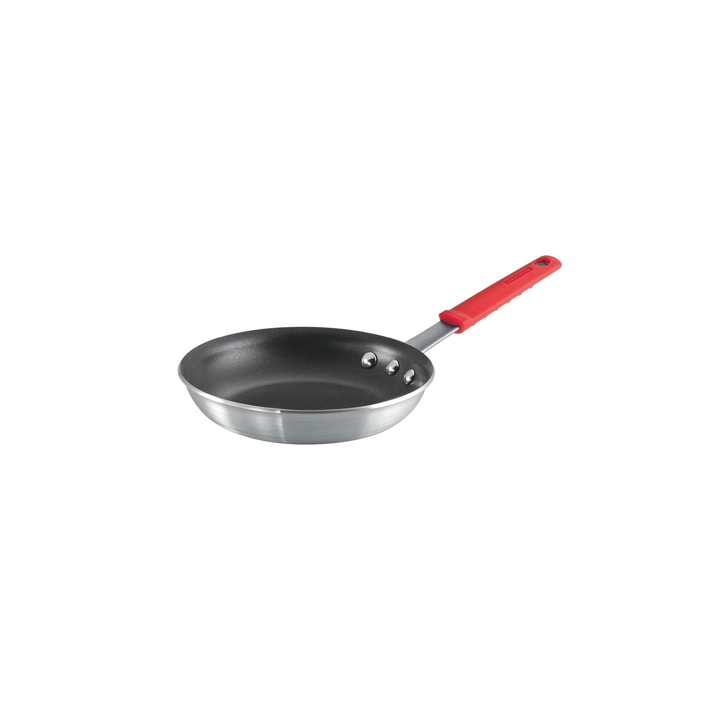 Tramontina Professional 12-Inch Non Stick Large Frying Pan, Heavy-Gauge Aluminum Skillet with Reinforced Nonstick Coating, Red Handle, Dishwasher and Oven Safe