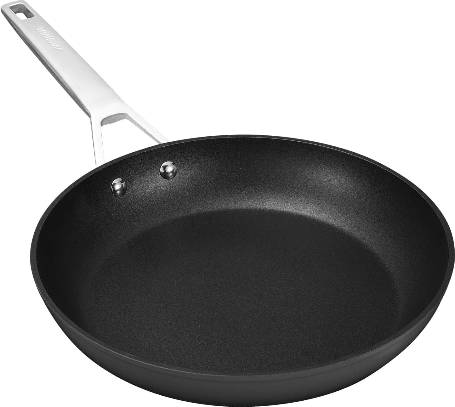 MsMk 7 inch Small Frying Pan, Carbonize also Nonstick Omelette Pan, PFOA Free Non-Toxic, Scratch-resistant, Induction Egg skillet, for Induction, Ceramic and Gas Cooktops