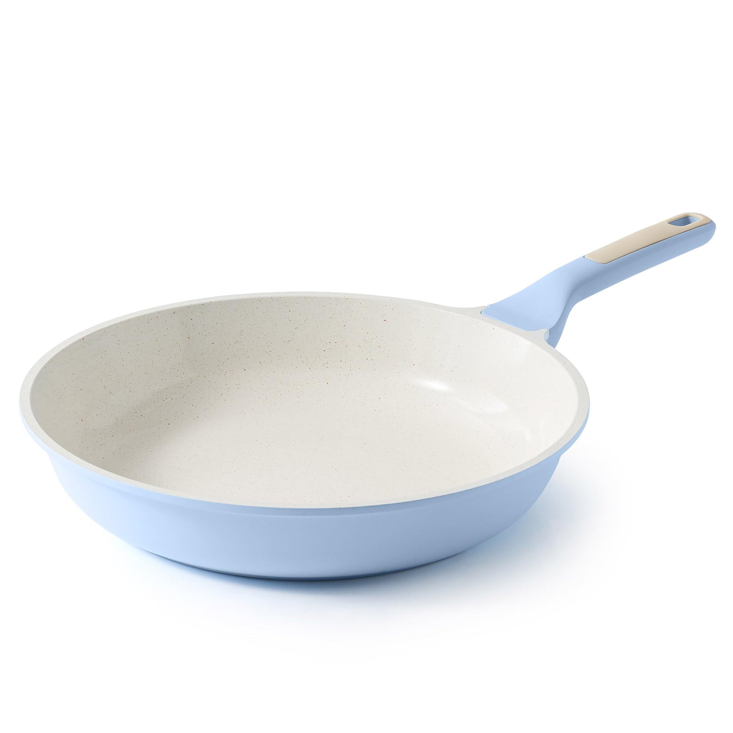 SENSARTE Nonstick Frying Pan Skillet, Swiss Granite Coating Omelette Pan, Healthy Stone Cookware Chef's Pan, PFOA Free (9.5 Inch)