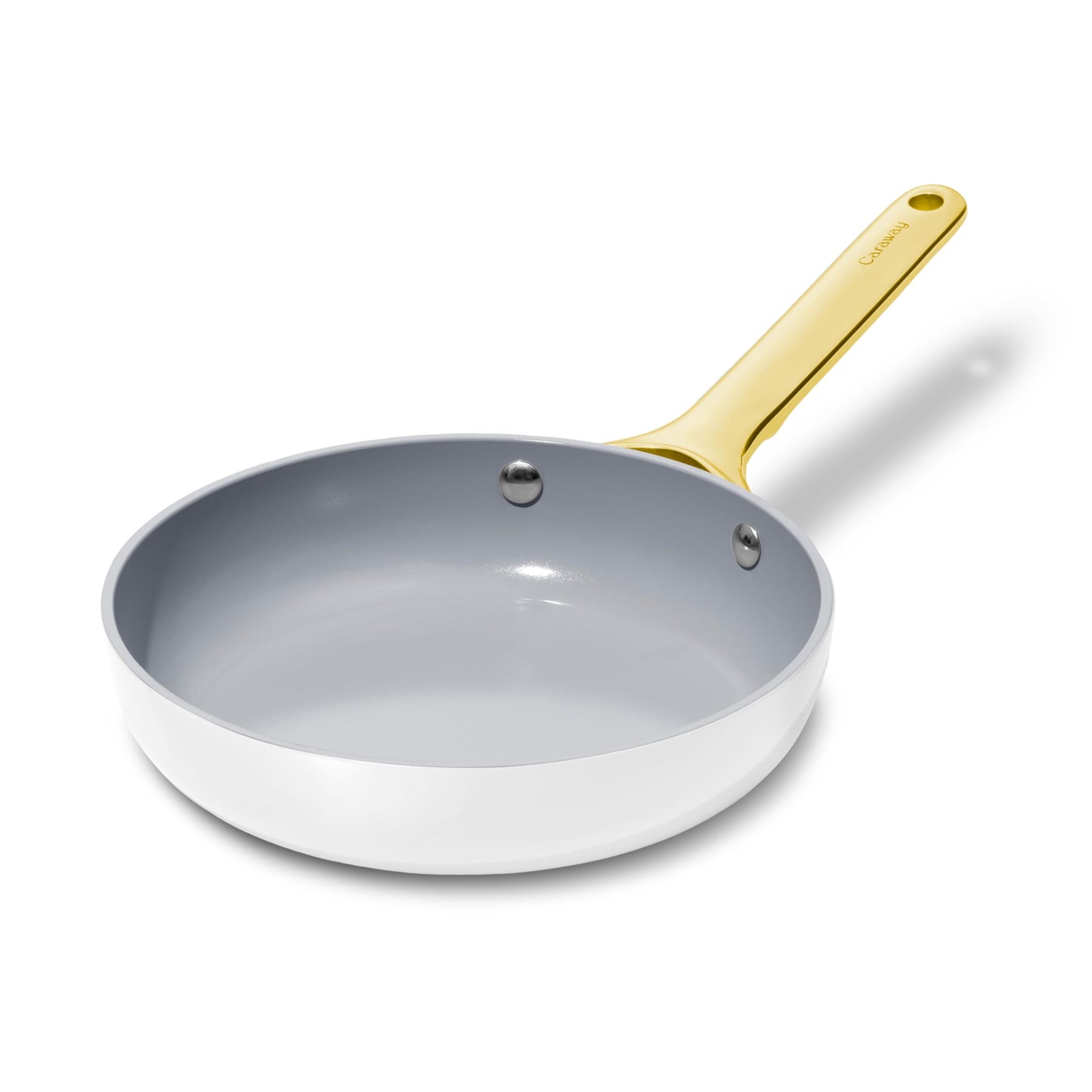 Caraway Nonstick Ceramic Frying Pan (2.7 qt, 10.5") - Non Toxic, PTFE & PFOA Free - Oven Safe & Compatible with All Stovetops (Gas, Electric & Induction) - Black