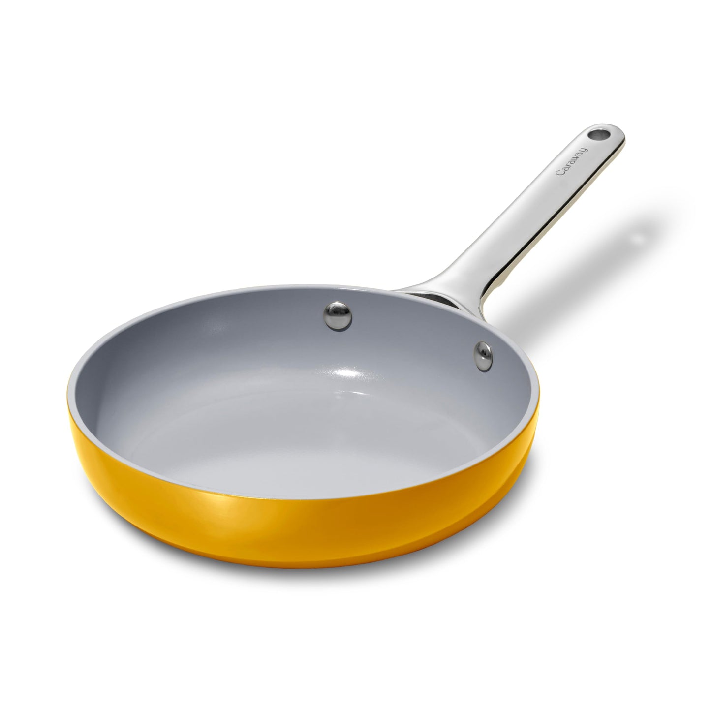 Caraway Nonstick Ceramic Frying Pan (2.7 qt, 10.5") - Non Toxic, PTFE & PFOA Free - Oven Safe & Compatible with All Stovetops (Gas, Electric & Induction) - Black