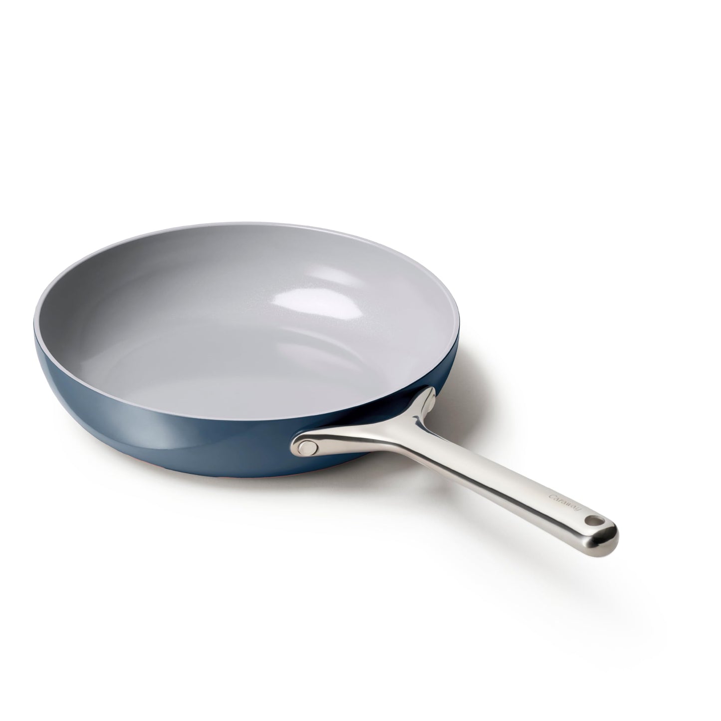 Caraway Nonstick Ceramic Frying Pan (2.7 qt, 10.5") - Non Toxic, PTFE & PFOA Free - Oven Safe & Compatible with All Stovetops (Gas, Electric & Induction) - Black