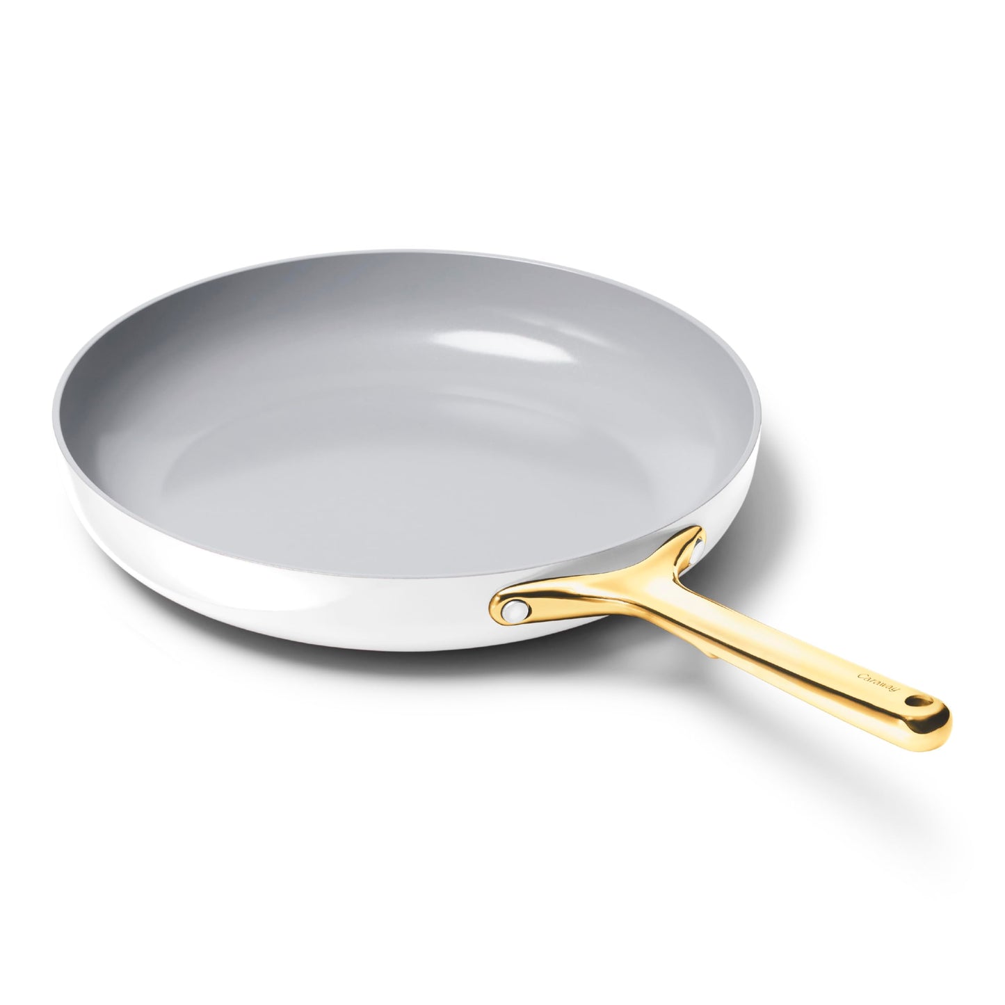 Caraway Nonstick Ceramic Frying Pan (2.7 qt, 10.5") - Non Toxic, PTFE & PFOA Free - Oven Safe & Compatible with All Stovetops (Gas, Electric & Induction) - Black