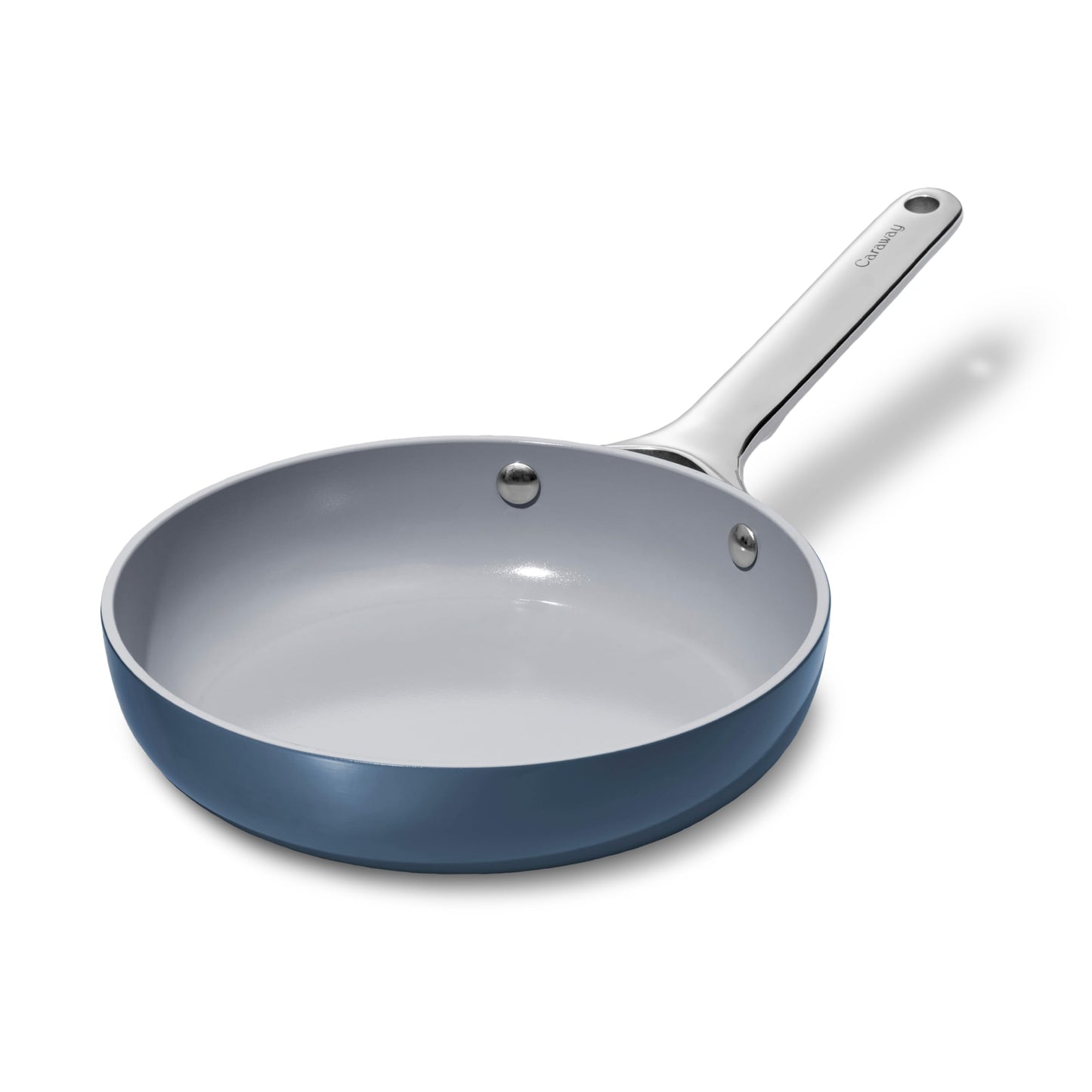 Caraway Nonstick Ceramic Frying Pan (2.7 qt, 10.5") - Non Toxic, PTFE & PFOA Free - Oven Safe & Compatible with All Stovetops (Gas, Electric & Induction) - Black