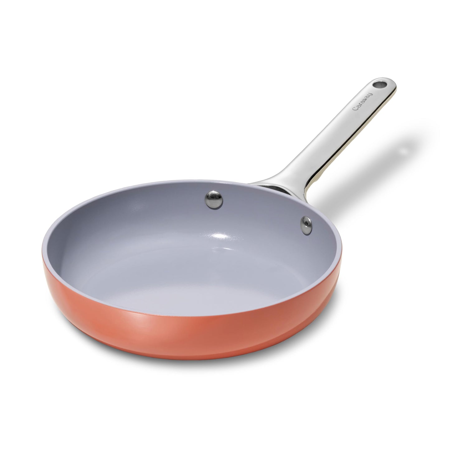 Caraway Nonstick Ceramic Frying Pan (2.7 qt, 10.5") - Non Toxic, PTFE & PFOA Free - Oven Safe & Compatible with All Stovetops (Gas, Electric & Induction) - Black