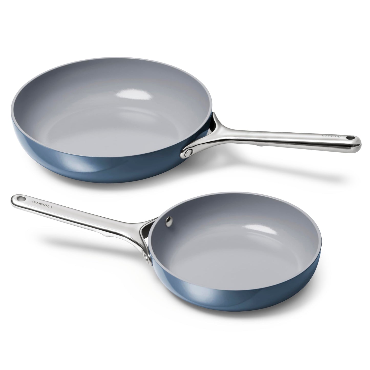 Caraway Nonstick Ceramic Frying Pan (2.7 qt, 10.5") - Non Toxic, PTFE & PFOA Free - Oven Safe & Compatible with All Stovetops (Gas, Electric & Induction) - Black