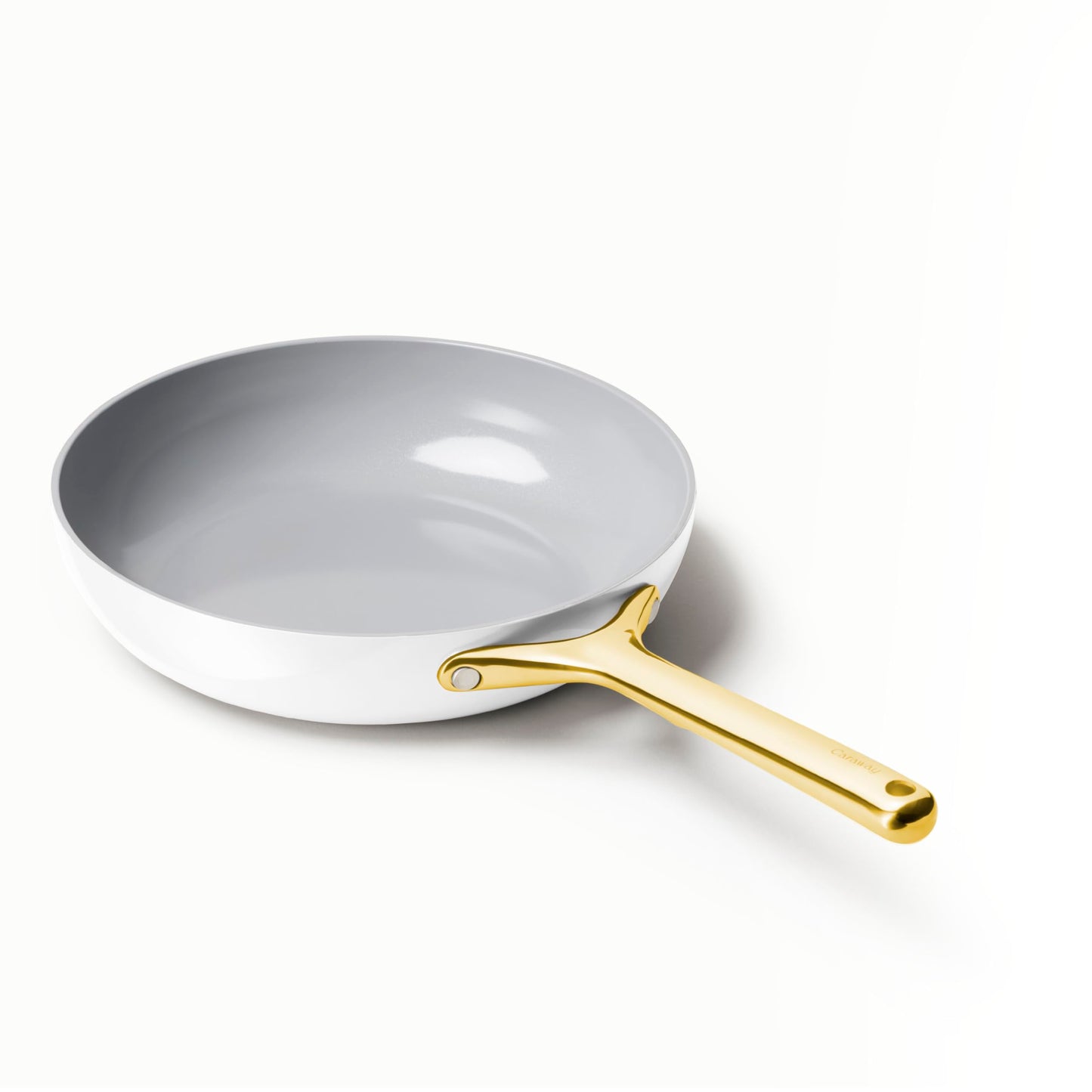 Caraway Nonstick Ceramic Frying Pan (2.7 qt, 10.5") - Non Toxic, PTFE & PFOA Free - Oven Safe & Compatible with All Stovetops (Gas, Electric & Induction) - Black