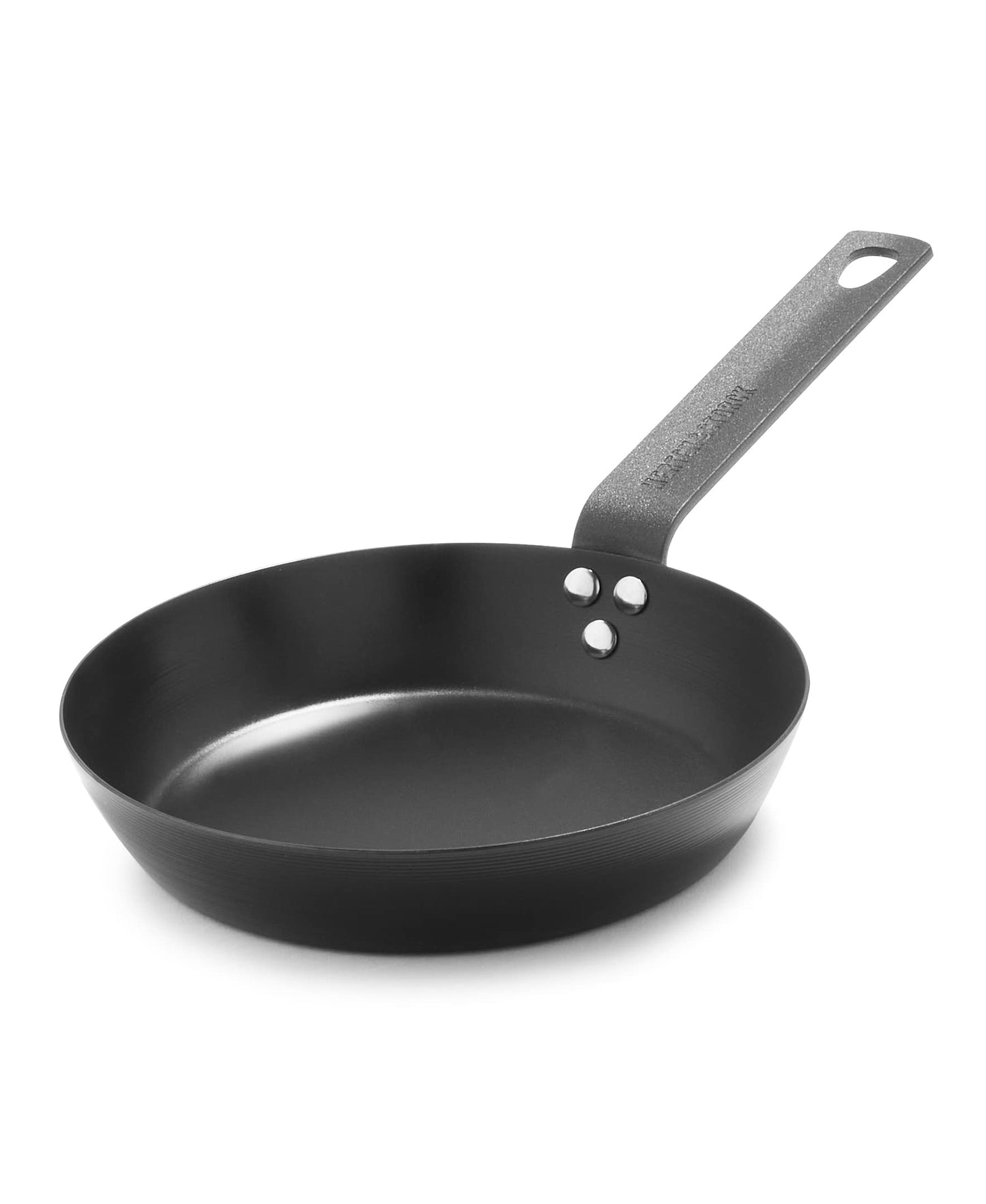 Merten & Storck Pre-Seasoned Carbon Steel 12” Frying Pan Skillet, Use on Induction, Stove and Grill, Durable, Even-Heating, for Searing, Grilling, Oven Use, and Campfire, Indoor/Outdoor