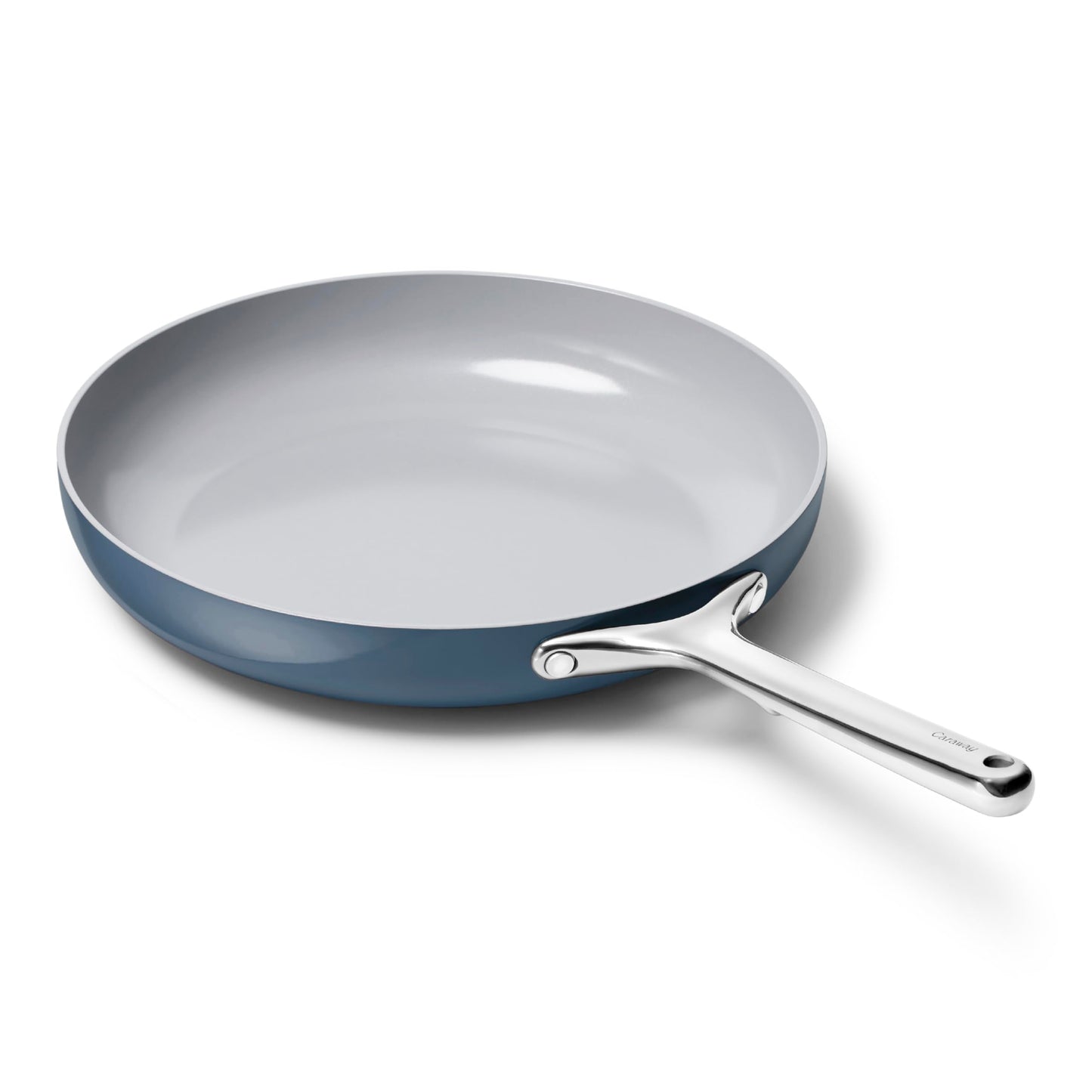 Caraway Nonstick Ceramic Frying Pan (2.7 qt, 10.5") - Non Toxic, PTFE & PFOA Free - Oven Safe & Compatible with All Stovetops (Gas, Electric & Induction) - Black
