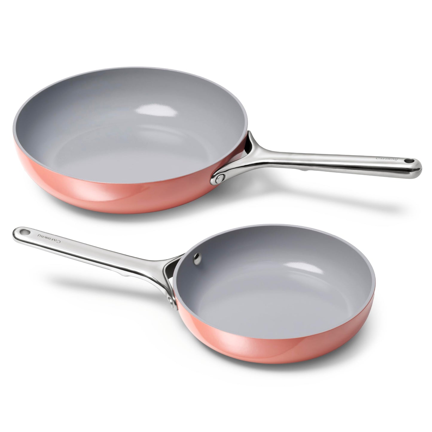 Caraway Nonstick Ceramic Frying Pan (2.7 qt, 10.5") - Non Toxic, PTFE & PFOA Free - Oven Safe & Compatible with All Stovetops (Gas, Electric & Induction) - Black