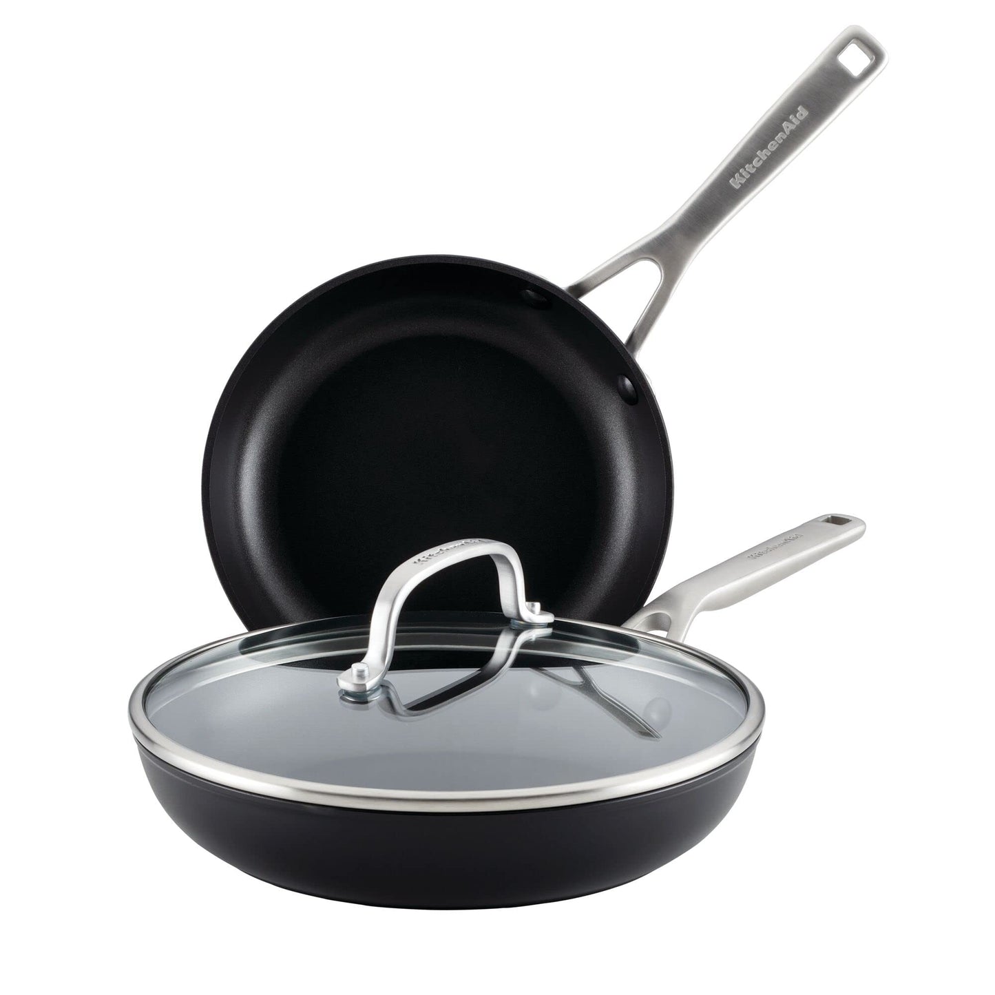 KitchenAid Hard Anodized Induction Nonstick Fry Pan/Skillet, 8.25 Inch, Matte Black