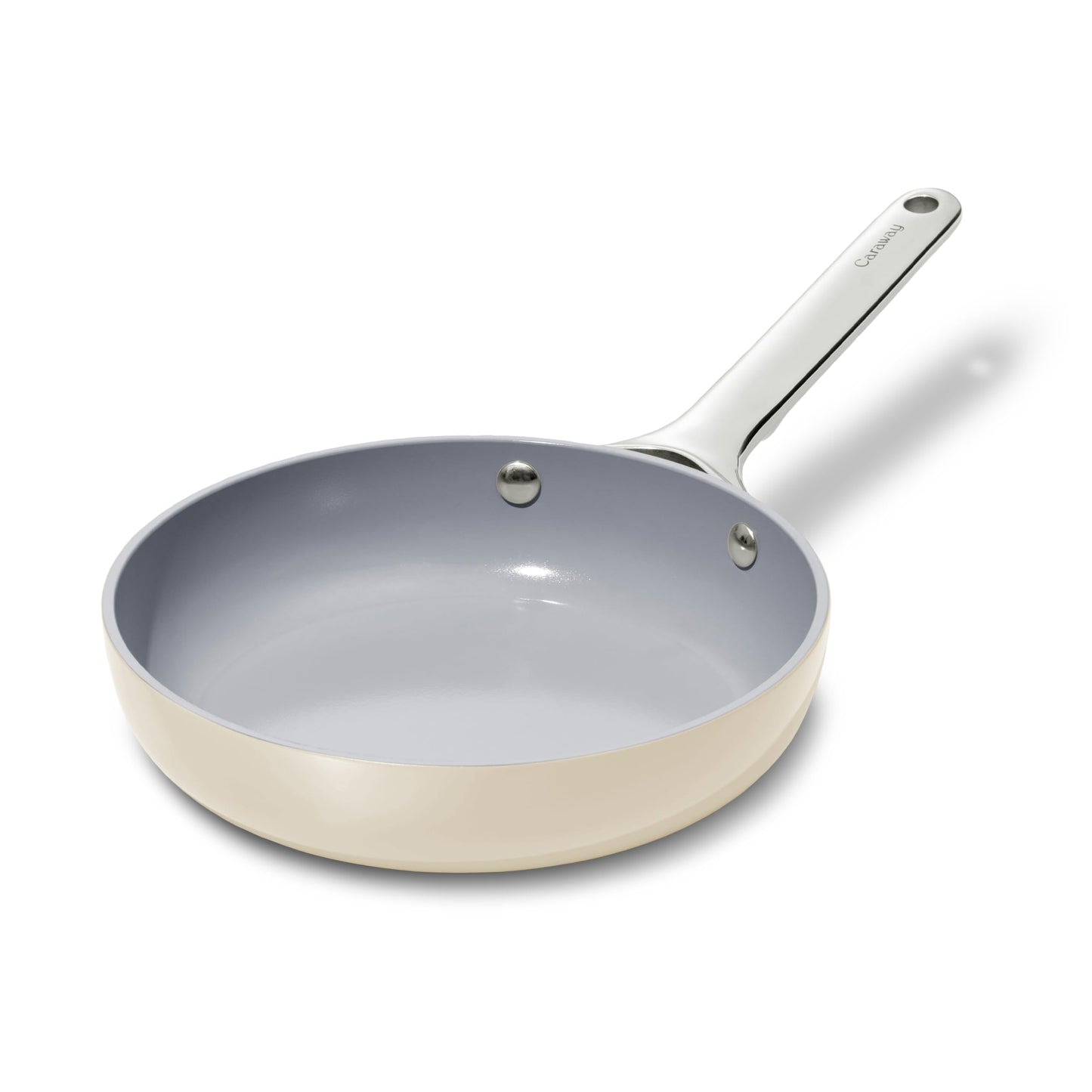 Caraway Nonstick Ceramic Frying Pan (2.7 qt, 10.5") - Non Toxic, PTFE & PFOA Free - Oven Safe & Compatible with All Stovetops (Gas, Electric & Induction) - Black