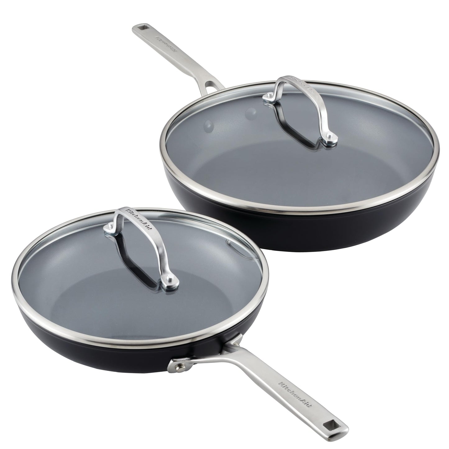 KitchenAid Hard Anodized Induction Nonstick Fry Pan/Skillet, 8.25 Inch, Matte Black