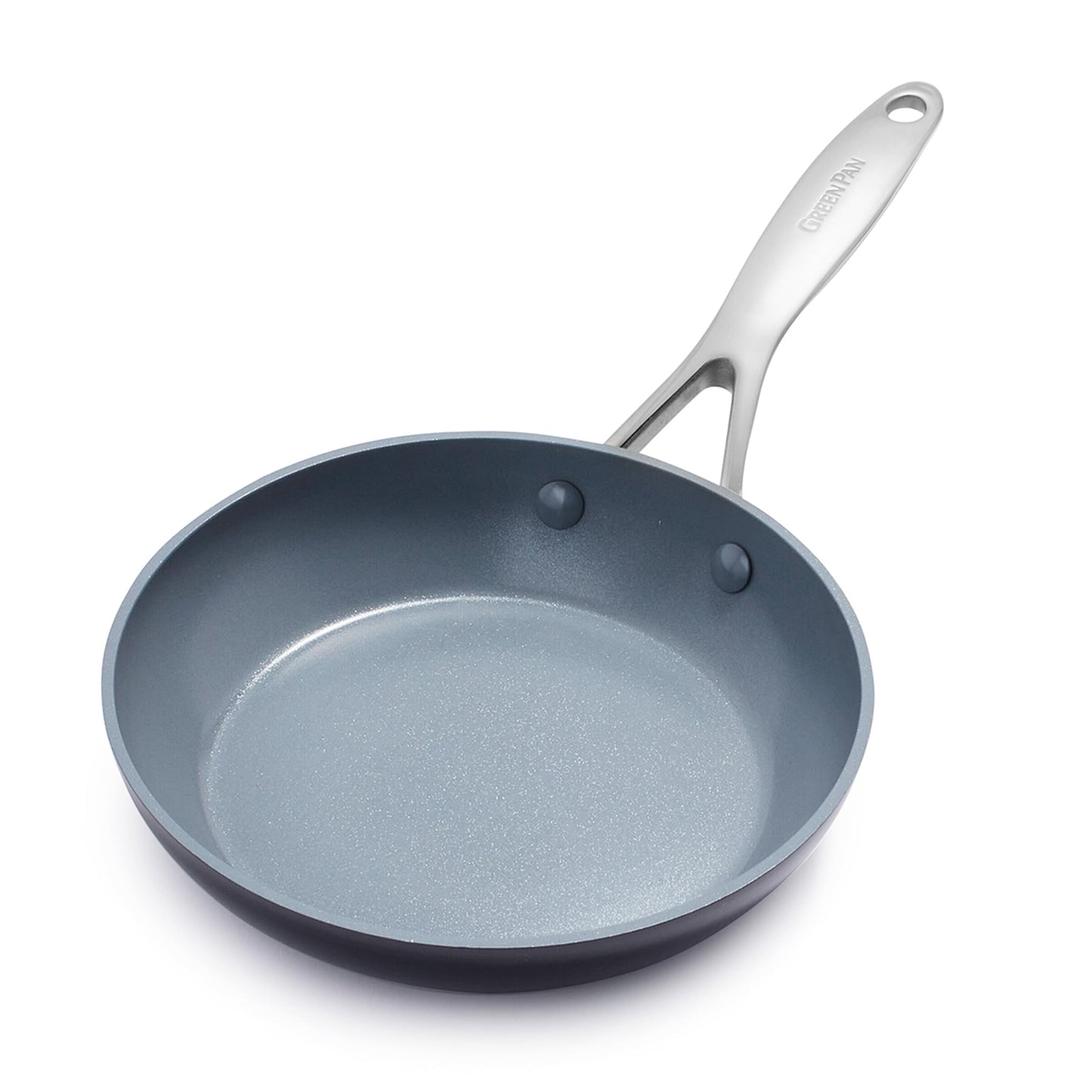 GreenPan Valencia Pro Ceramic Nonstick 12” Frying Pan Skillet, Hard Anodized PFAS-Free Cookware, Induction Ready, Compatible on All Cooktops, Eggs & Omelets, Dishwasher Safe, Oven Safe to 600F, Gray