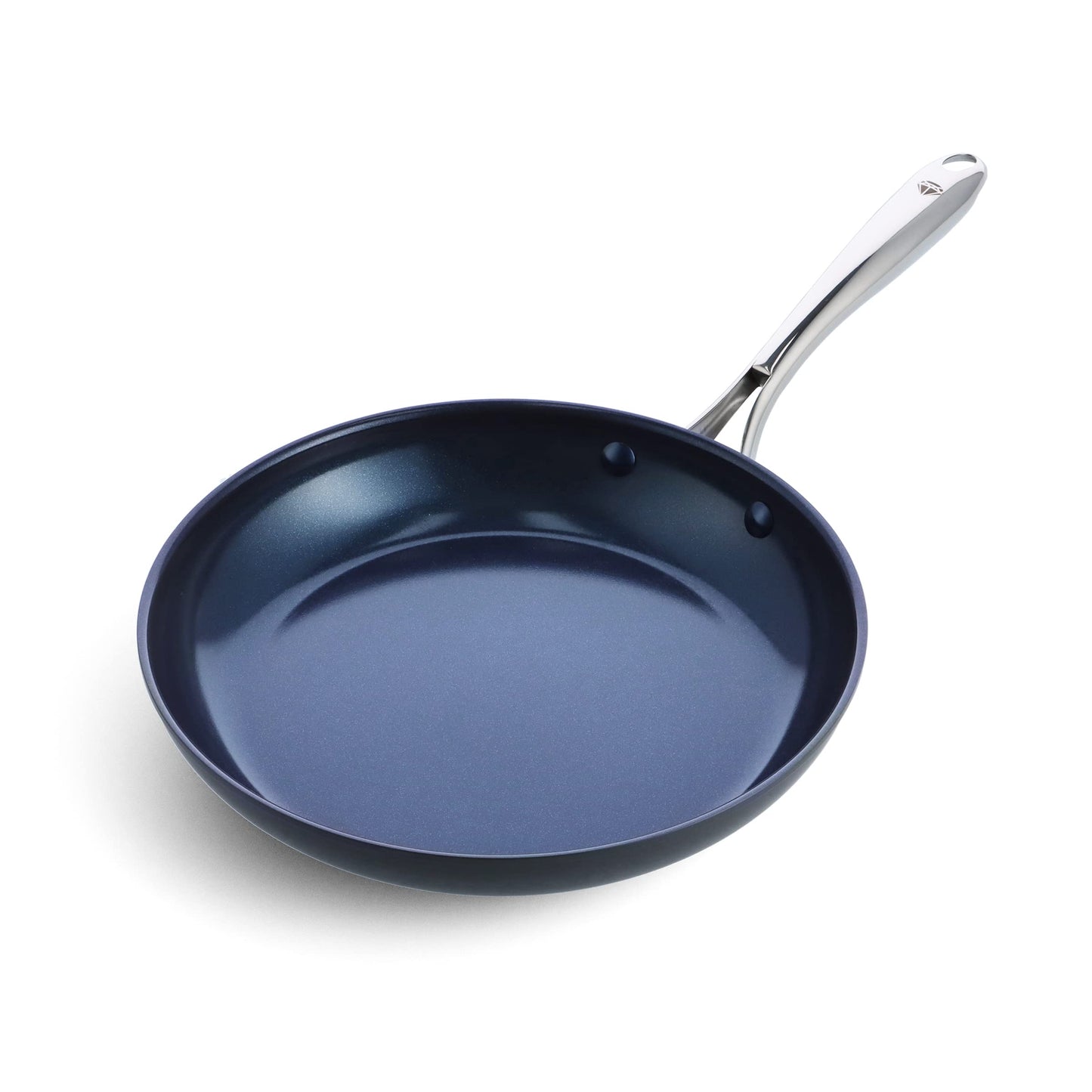 Blue Diamond Cookware Hard Anodized Ceramic Nonstick, 8" Frying Pan Skillet, PFAS-Free, Dishwasher Safe, Oven Safe, Grey