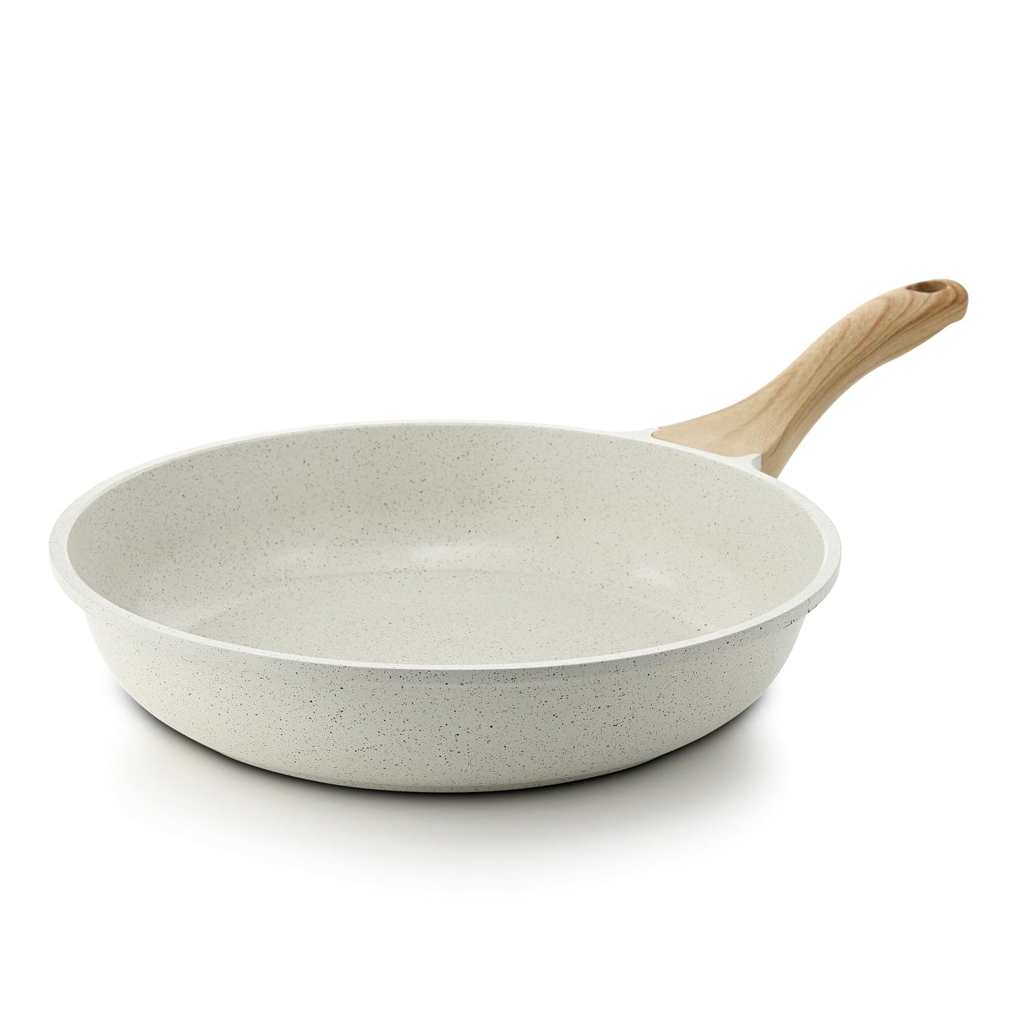 SENSARTE Nonstick Ceramic Frying Pan Skillet, 11 Inch Omelet Pan, Healthy Non Toxic Induction Compatible Egg Pan with Heat Resistant Handle, PTFE and PFAS-Free