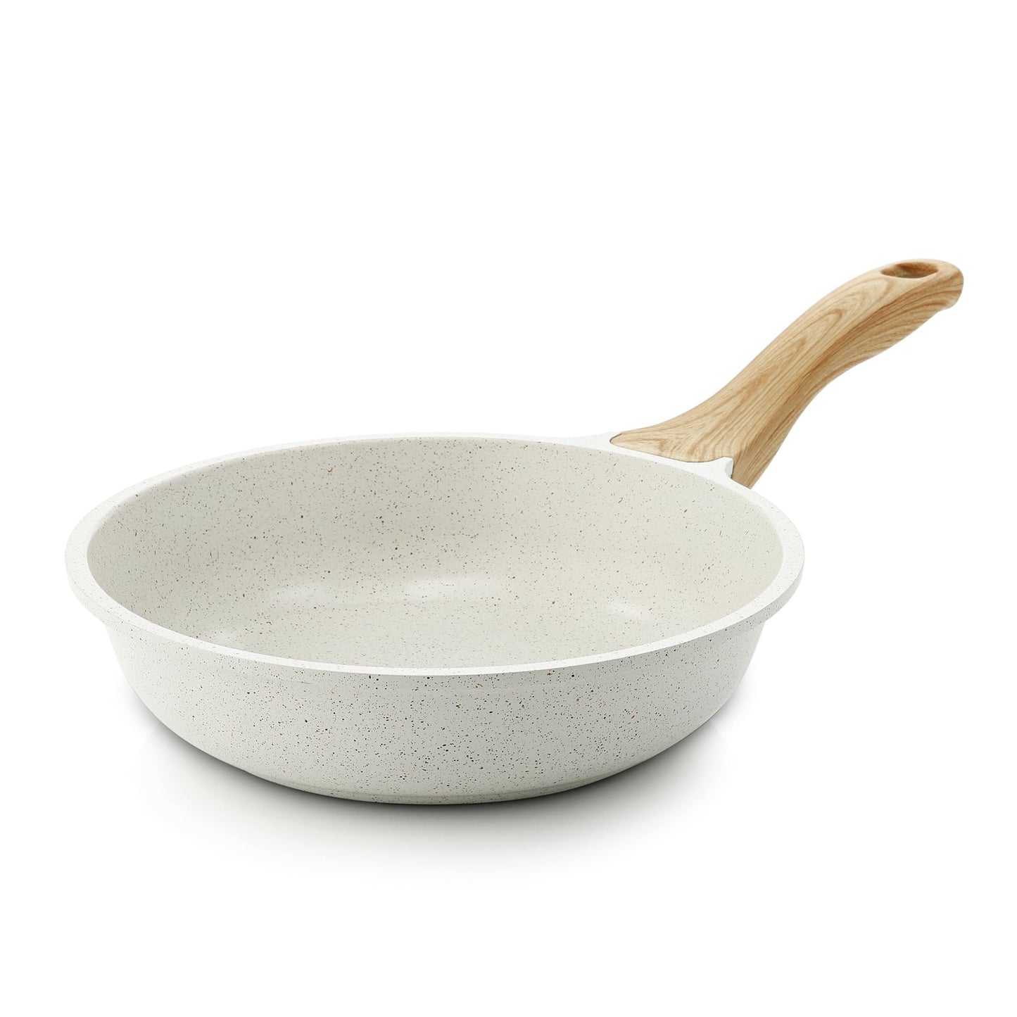 SENSARTE Nonstick Frying Pan Skillet, Swiss Granite Coating Omelette Pan, Healthy Stone Cookware Chef's Pan, PFOA Free (9.5 Inch)
