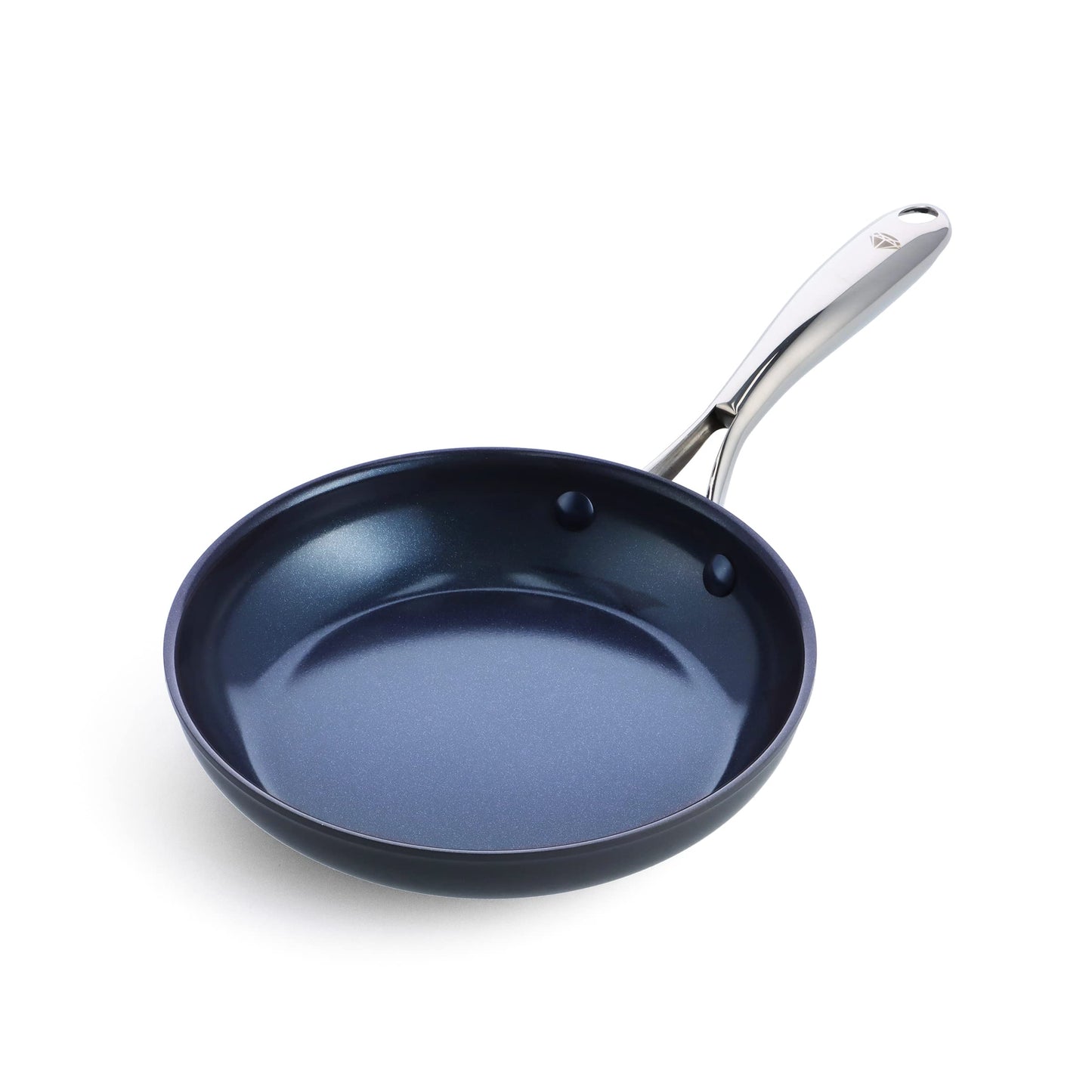 Blue Diamond Cookware Hard Anodized Ceramic Nonstick, 8" Frying Pan Skillet, PFAS-Free, Dishwasher Safe, Oven Safe, Grey