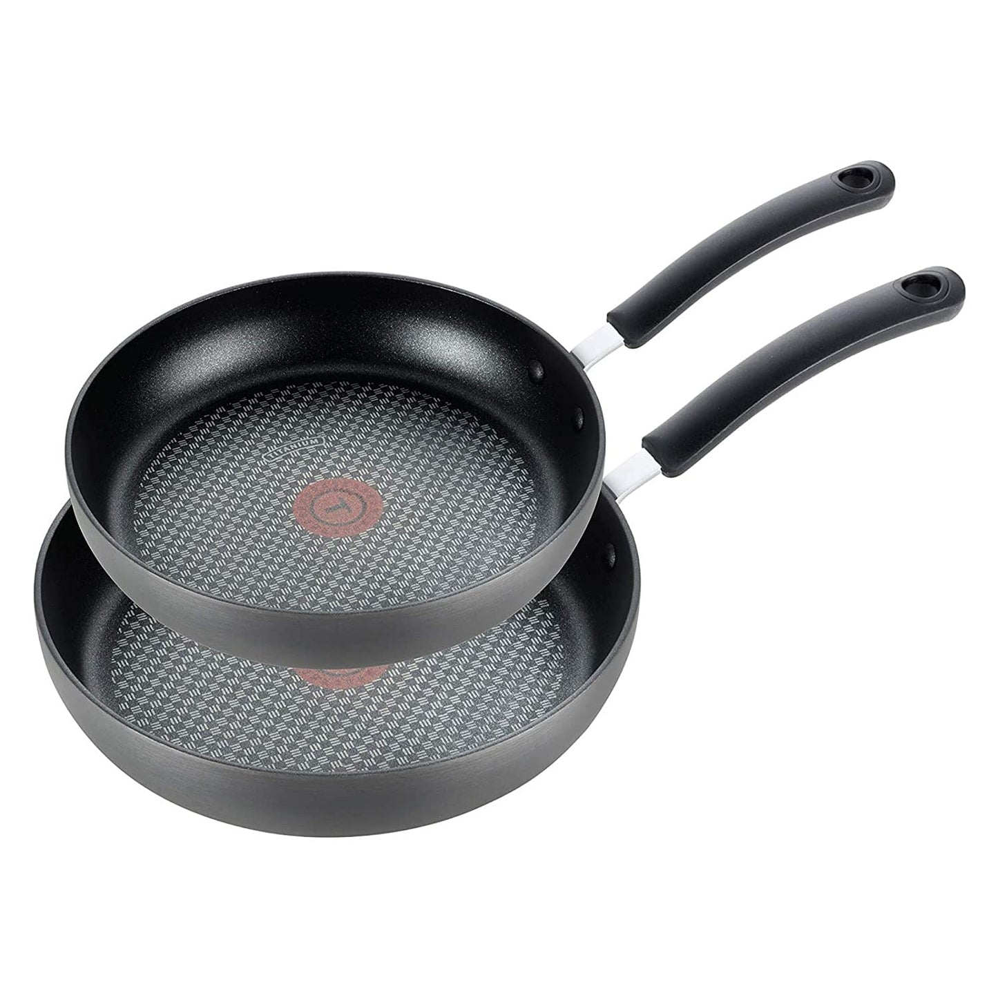 T-Fal Ultimate Hard Anodized Nonstick Fry Pan With Lid 10 Inch, Oven Broiler Safe 400F, Lid Safe 350F, Cookware, Kitchen, Home, Versatile Frying Pan, Skillet, Pots and Pans, Dishwasher Safe, Onyx