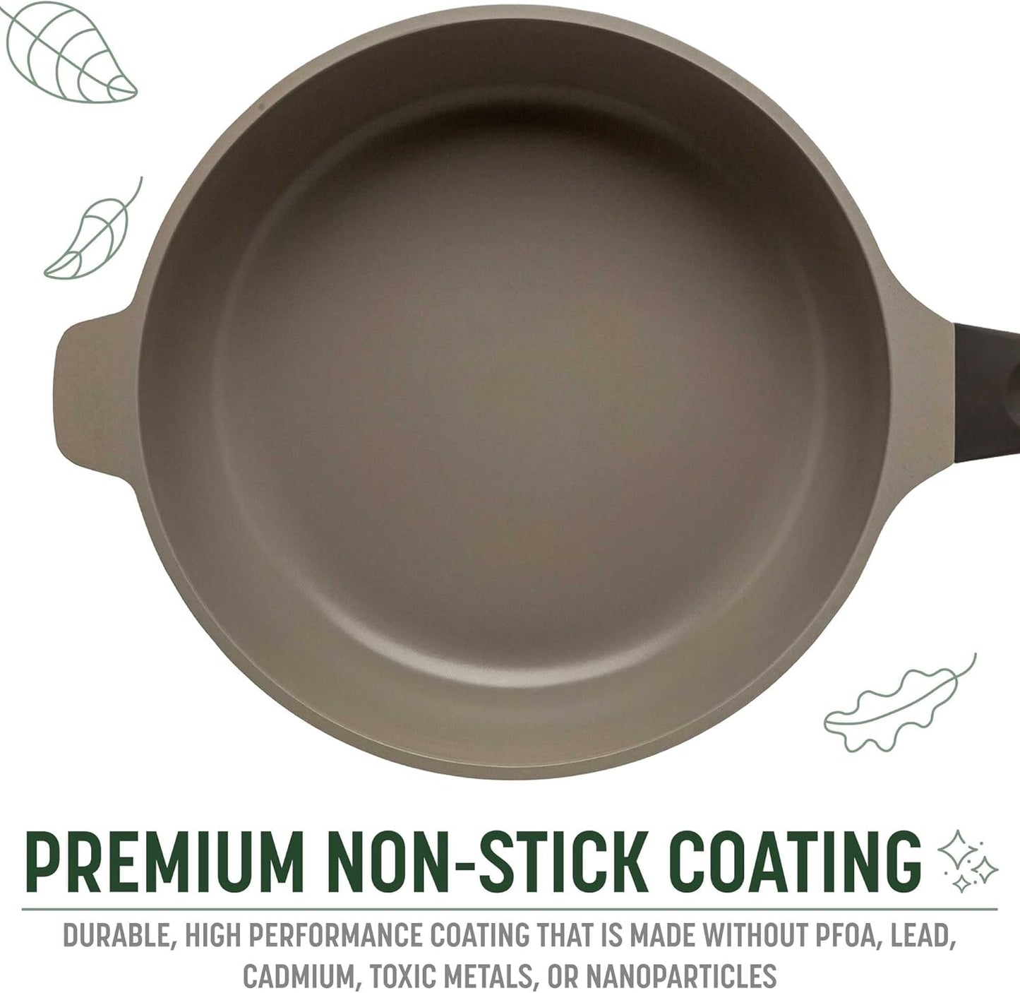 Goodful All-in-One Pan, Multilayer Nonstick Cookware Set, High-Performance Construction, Multipurpose Design Replaces Multiple Pots and Pans, Dishwasher Safe, 11-Inch, 4.4-Quart Capacity, Graphite