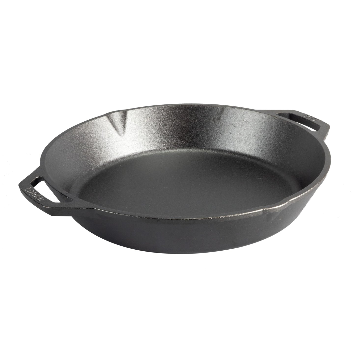 Lodge Seasoned Cast Iron Dual Handle Pan 12 Inch - Cast Iron Frying Pan - Even Heat Distribution - Oven & Stovetop Safe - PFAS-Free, Non-Toxic Cookware