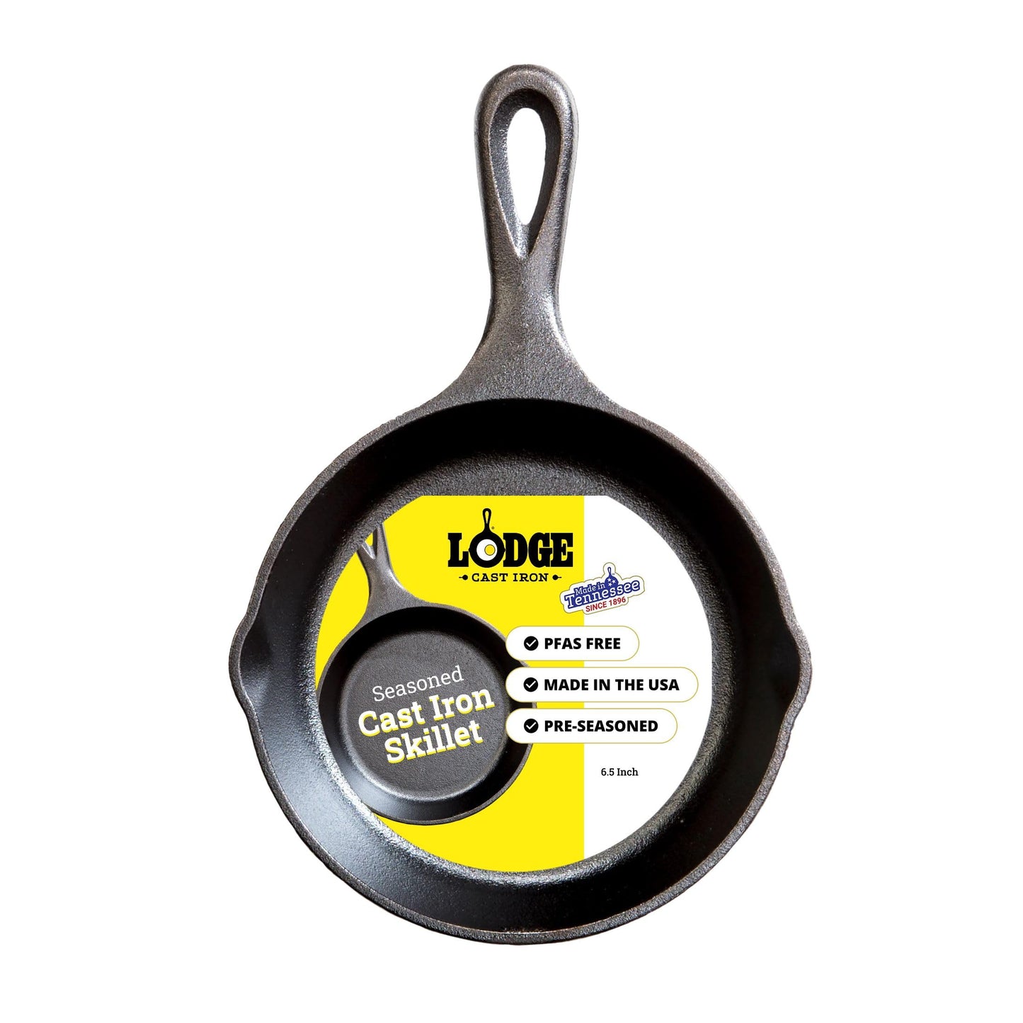 Lodge Seasoned Cast Iron Skillet 12 Inches - Quality Frying Pan for the Stove, Oven, Grill & Campfire - Includes Silicone Hot Handle Holder - Non-Toxic, Nonstick & Long-Lasting