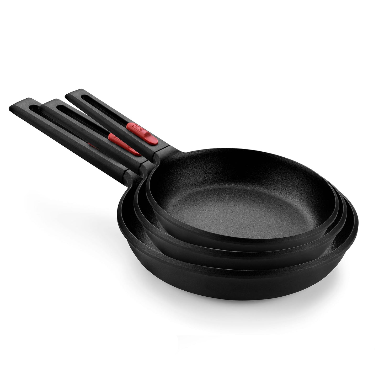 BRA COOKWARE Infinity Nonstick Frying Pan | 9.5-Inch Cast Aluminum Skillet | PFOA/PFAS Free Fry Pan | Removable Handle | All Cooktops (incl Induction) Searing Skillet | Oven Safe up to 425°F