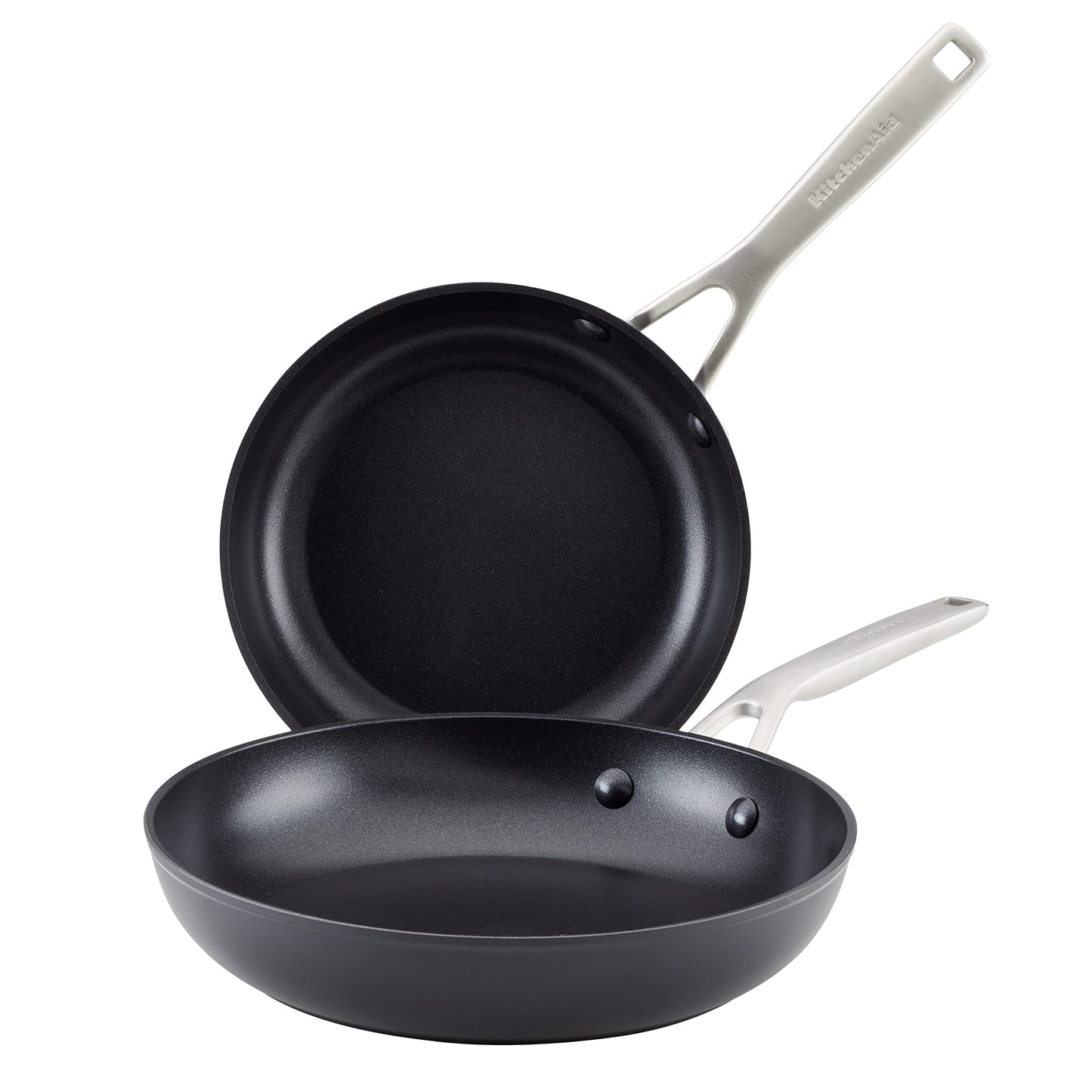 KitchenAid Hard Anodized Induction Nonstick Fry Pan/Skillet, 8.25 Inch, Matte Black